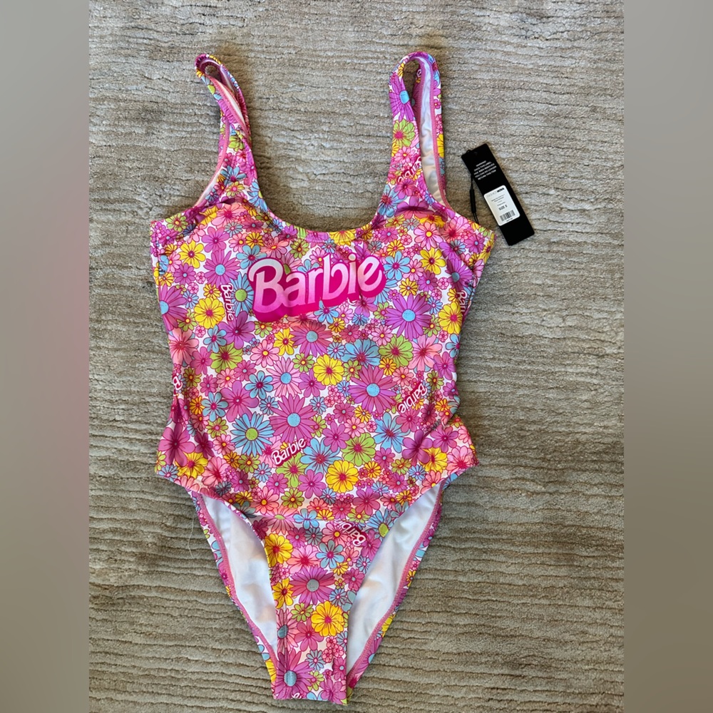 Barbie one piece swimsuit size Small, tags on never used